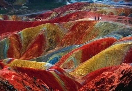 Colorful Sandstone and Rock - nature, colorful, rock, sandstone