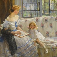 Mother and child by Mary Ethel Young Hunter
