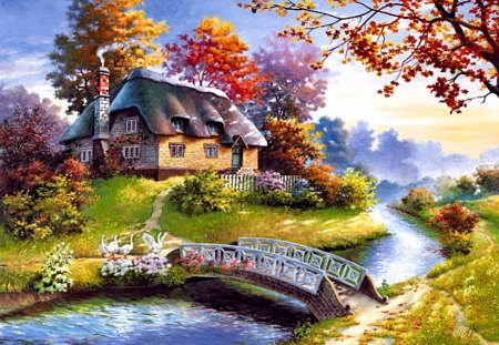 Beautiful countryside place