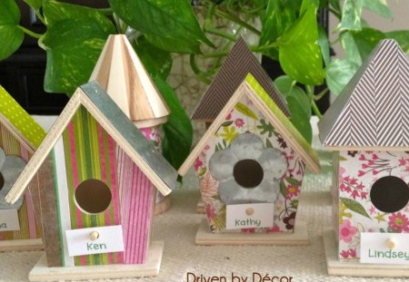 More birdhouses