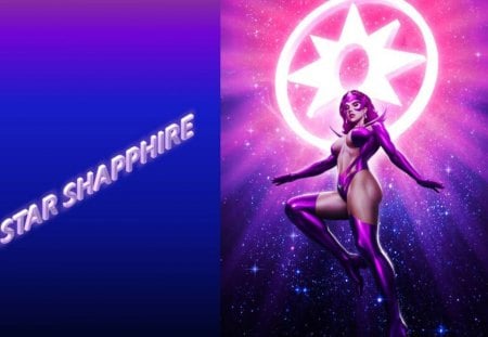 Star Shapphire - Green Leantern, Comics, Villains, DC Comics, Star Shapphire, Superheroes