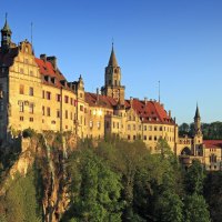 magnificent german castle on a cliff