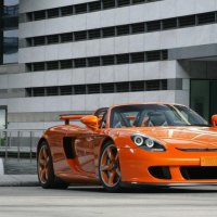 porsche carrera gt orange