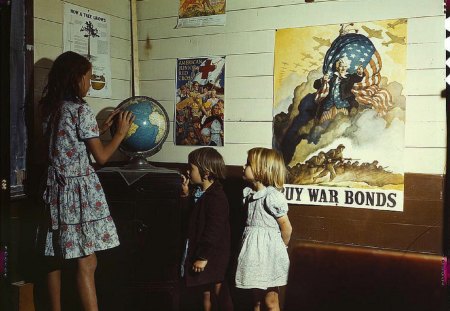 Rural School Children - texas, 1943, children, school