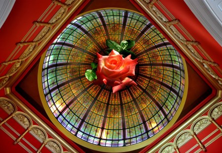 OH SO BEAUTIFUL - ceiling, roof, rose, wall