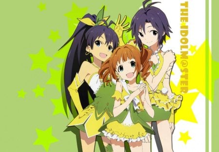 ~The Idolmaster~ - girls, stars, outfits, idolmaster, anime, cute