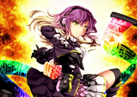 ~Hijiri Byakuren~ - Hijiri Byakuren, colorful, anime, touhou, black gloves