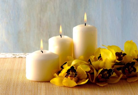 CANDLE LIGHT - orchids, spa, bamboo, candles