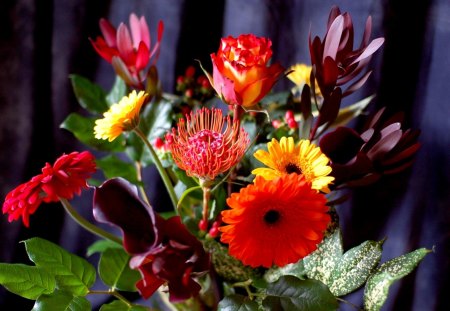 FLOWER BOUQUET - flowers, bouquet, nature, arrangement