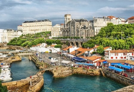 wonderful city waterfront hdr - cathedral, city, bridges, waterfront, hdr