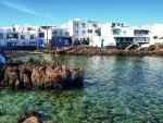 wonderful greek seaside village hdr