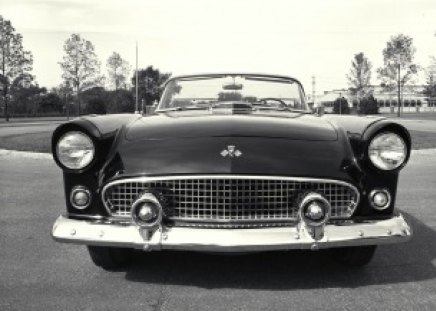 ford thunderbird - road, thunderbird, ford, classic