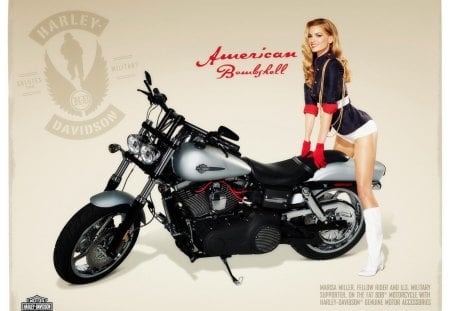 Mot0 babe - babe, moto, harley, model