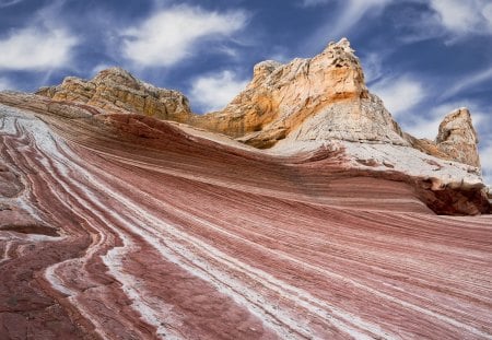 Canyon - nature, sky, canyon, clouds