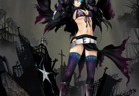 Bl@ck Rock Shooter - anime, brs, sexy, girl