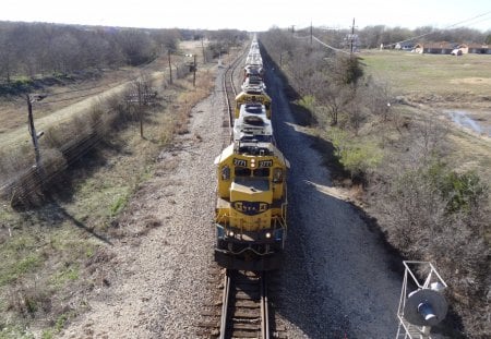 Locomotive - train, rail, locomotive, trains