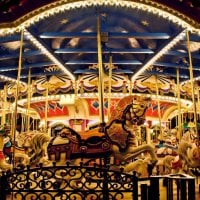 on a wonderful carousel