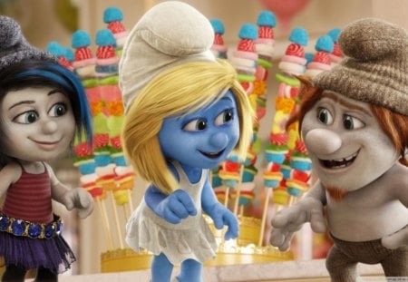 smurfs 2 - movie, cute, smurfs, sweet