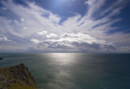 Sky over sea - nature, sky