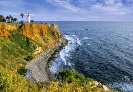 California - california, lighthouse