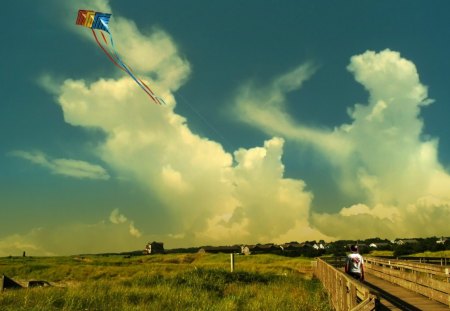 Kite Flyer  - sky, nice