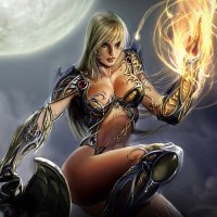 Witchblade with Flaming Hand 