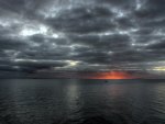 storm coming on sea 