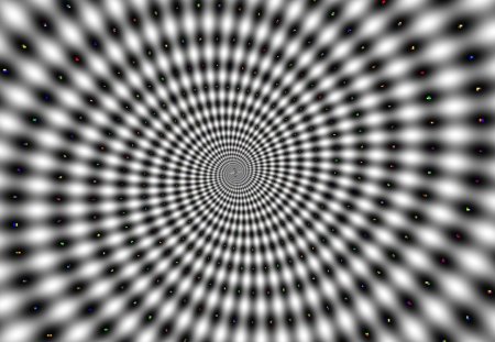 Look Closer - spiral, illusion