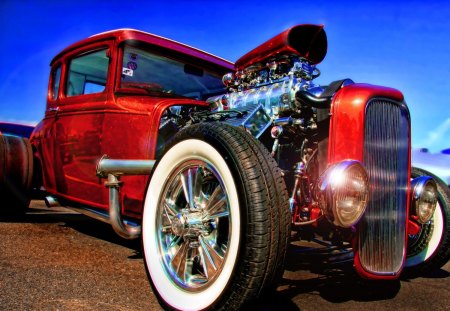 HotRed - hotrod, concept, car, tuning