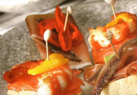 Tapas - spain, tapas, abstract, gastronomy, spanish, food, snack