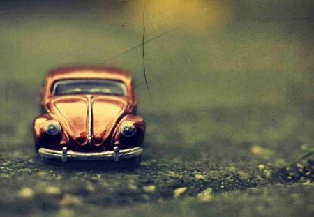 Volkswagen Beetle - volkswagen beetle, creative, car, toy car