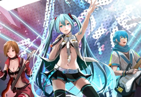 Vocoloid - Miku, Voco, Cant think of a fourth, Hatsune Miku, Vocoloid, Hatsune