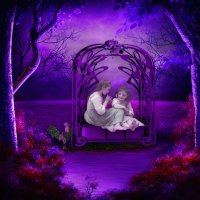 âœ°Memory of Childhood in Purpleâœ°