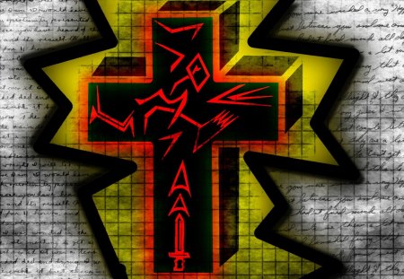 Cross - Celtic, Graffiti, Explotion, Cross