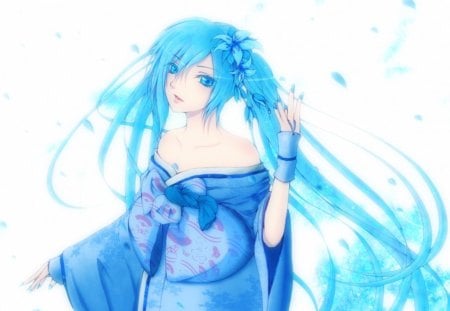 Hatsune - hatsune, hatsune miku, blue, miku, cant think of a fourth