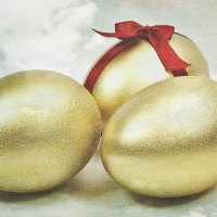 Golden Easter Eggs