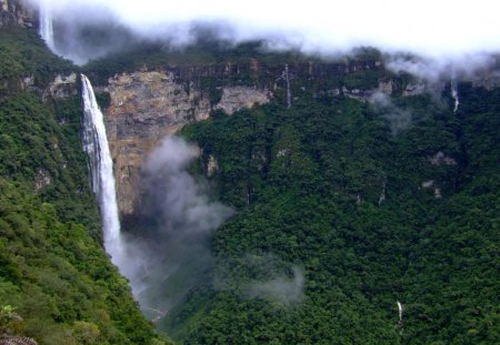 Gocta Cataracts - Peru - Gocta Cataracts, Waterfalls, South America, Peru