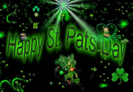 happy st.patricks day - green, wallpaper, irish, greeting