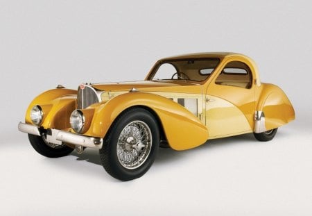 bugatti - bugatti, yellow, car, wheel