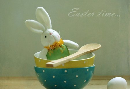 Easter Time ღ - pretty, spring, bynny, holidays, lovely, Easter, still life