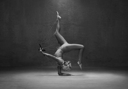 PERFECTION - wp, photography, perfection, black, white, bw, puppet, dance, performance