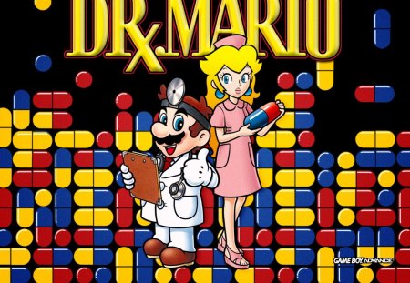 Dr.Mario&Nurse Peach - mario, nurse, dr mario, peach, princess peach, nintendo, nurse peach, gameboy advanced