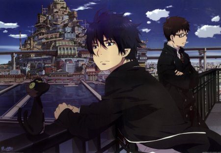 Okumura Twins - ao no exorcist, blue exorcist, yukio okumura, rin okumura