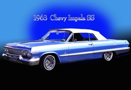 1963 Chevy Impala SS - ragtop, impala, chevy, car