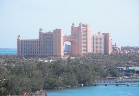 The Bahamas resorts Hotel - sky, hotel, forests, beaches, photography, bridges