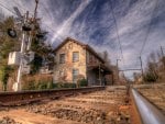 lovely old train stop hdr