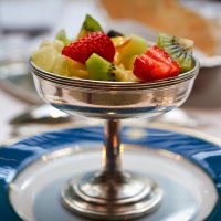 strawberry, kiwi & pineapple salad