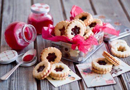 *** Yummmyyy....*** - sweet, jam, food, cookies