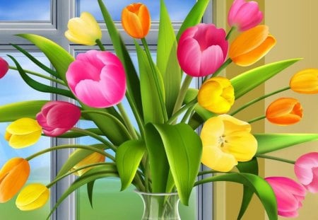 ~Colorful Tulips~