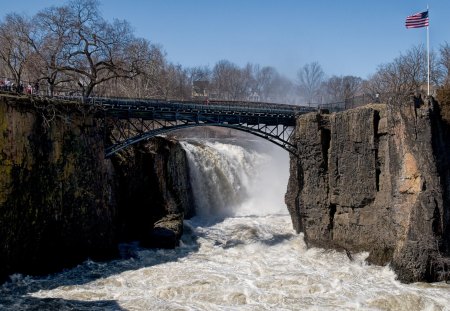 Great Falls - Passaic River - New Jersey - USA - Great Falls, Passaic River, Waterfalls, USA, New Jersey